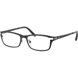 Ray - Ban Unisex RX8727D 1074 Optische monturen Titanium Zwart Transparant Hurken Normaal