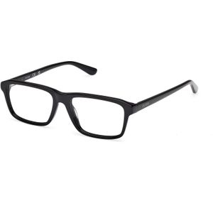 Guess Uniseks GU50269 001 Optische monturen Acetaat Zwart  Kwadraat Normaal