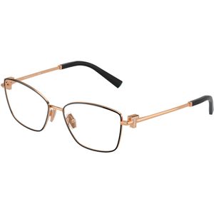 Tiffany Vrouw TF1160B 6162 Optische monturen Staal Zwart Transparant Vlinder Normaal