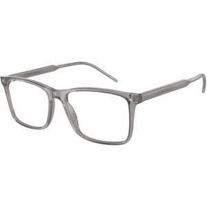 Giorgio Armani Man AR7258 6070 Optische monturen Acetaat Grijs Transparant Hurken Normaal