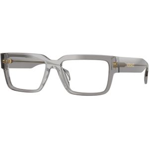 Versace Man VE3374U 5510 Optische monturen Acetaat Grijs Transparant Hurken Normaal