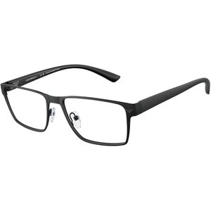 Emporio Armani Man EA1157 3001 Optische monturen Metaal Zwart Transparant Hurken Normaal