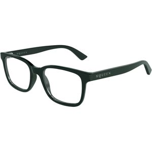 Alexander McQueen Man Alexander McQueen AM0541O 009 Optische monturen Acetaat Groente Transparant Kwadraat