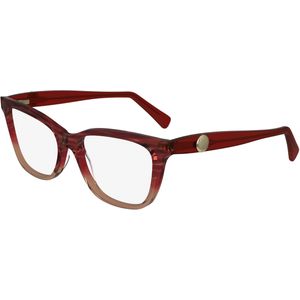 LONGCHAMP Vrouw LO2744 606 Optische monturen Acetaat Rood  Hurken Normaal Normaal