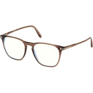 TOM FORD Man FT5937-B 48 Optische monturen Acetaat Bruin  Rotonde Normaal