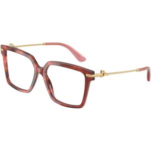 Dolce & Gabbana Vrouw DG3397 3444 Optische monturen Acetaat Schildpad Transparant Hurken Normaal