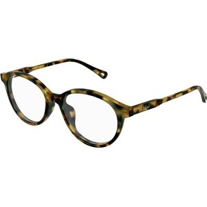 Chloé Vrouw CH0316OA 002 Optische monturen Acetaat Havana Transparant Rotonde