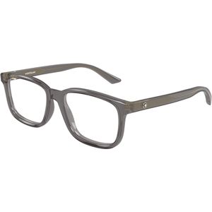 Montblanc Man Montblanc MB0452O 004 Optische monturen Acetaat Grijs Transparant Kwadraat