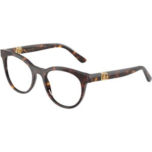 Dolce & Gabbana Vrouw DG3399 502 Optische monturen Acetaat Schildpad Transparant Pantos Normaal