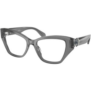Swarovski Vrouw SK2050U  1072 Optische monturen Acetaat Grijs Transparant Kattenoog Normaal