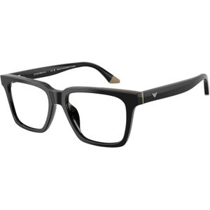Emporio Armani Man EA3272U  6313 Optische monturen Acetaat Zwart Transparant Hurken Normaal