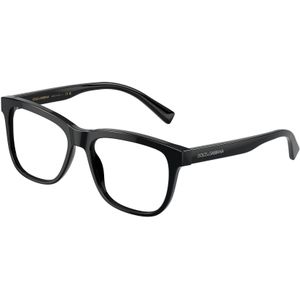 Dolce & Gabbana Kind DX3356 501 Optische monturen Acetaat Zwart Transparant Hurken Normaal