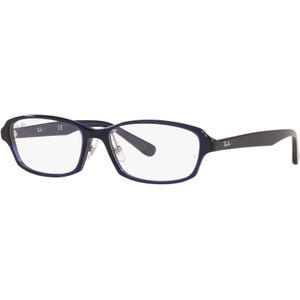Ray - Ban Unisex RX5385D 5986 Optische monturen Acetaat Blauw Transparant Geometrisch Normaal