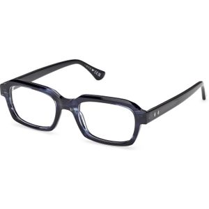 Web Man WE5466 092 Optische monturen Acetaat Blauw  Kwadraat Normaal