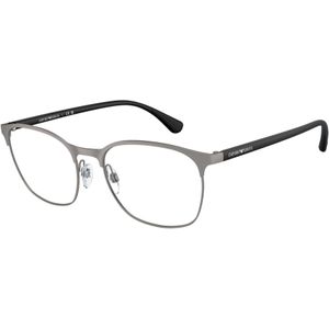 Emporio Armani Man EA1114 3032 Optische monturen Metaal Grijs Transparant Rotonde Normaal
