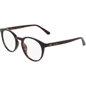 Calvin Klein Unisex CK20527 235 Optische monturen Geïnjecteerd Havana  Rotonde Normaal