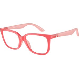 Emporio Armani Kind EK3006 6135 Optische monturen Geïnjecteerd Rood Transparant Kussen Normaal