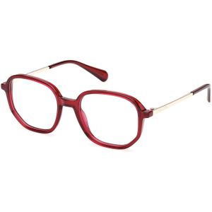 MAX&Co Vrouw MO5199 069 Optische monturen Geïnjecteerd Bordeaux  Geometrisch Normaal