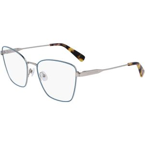 LONGCHAMP Vrouw LO2153 043 Optische monturen Metaal Luchtblauw  Kattenoog  Fotochromatisch