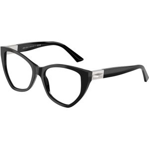 Jimmy Choo Vrouw JC3026 5000 Optische monturen Acetaat Zwart Transparant Geometrisch Normaal