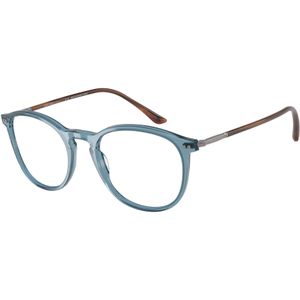 Giorgio Armani Man AR7125 6071 Optische monturen Acetaat Blauw Transparant Pantos Normaal