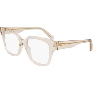 Ferragamo Vrouw SF2952N 259 Optische monturen Acetaat Beige  Hurken Normaal Normaal