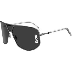 Dior Man Diorultra kj1/ir Outlet zonnebrillen Metaal Grijs Grijs Geometrisch Normaal