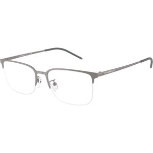 Emporio Armani Man EA1179D  3003 Optische monturen Metaal Grijs Transparant Geometrisch Normaal