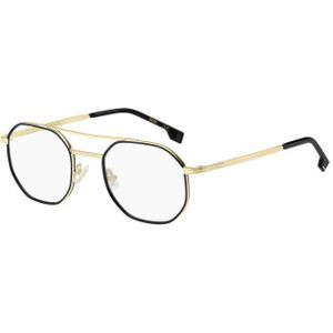 Hugo Boss Man Boss 1632 RHL Optische monturen Staal Goud / zwart  Geometrisch
