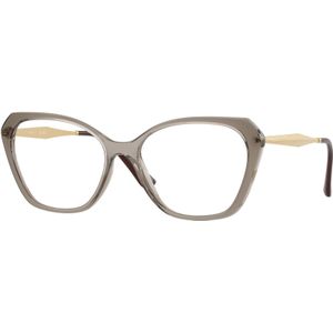 VOGUE EYEWEAR Donna VO5522 3156 Optische monturen Iniettato Marrone Trasparente Geometrica Normale
