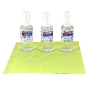 VistaExpert  3 stuks ANTI-FOG Spray voor glazen 50 ml + gratis microvezel Spray