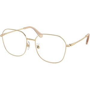 Swarovski Vrouw SK1009D 4013 Optische monturen Metaal Goud Transparant Geometrisch Normaal