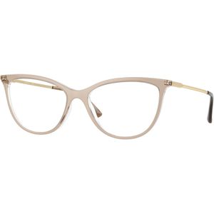 VOGUE EYEWEAR Vrouw VO5239 2735 Optische monturen Geïnjecteerd Bruin Transparant Kattenoog Normaal
