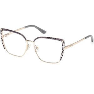 Guess Vrouw GU50249 033 Optische monturen Metaal Goud  Kwadraat Normaal