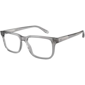 Emporio Armani Man EA3218 5075 Optische monturen Acetaat Grijs Transparant Hurken Normaal