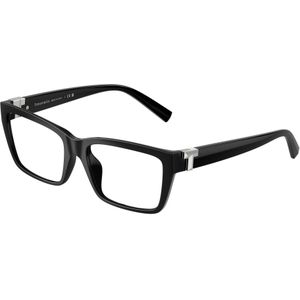 Tiffany Vrouw TF2256U 8001 Optische monturen Geïnjecteerd Zwart Transparant Kussen Normaal