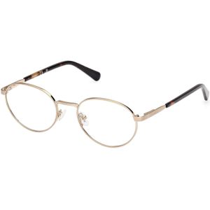 Guess Unisex GU50167 033 Optische monturen Metaal Goud  Rotonde Normaal