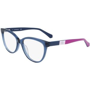 Calvin Klein Vrouw CKJ21613 405 Optische monturen Plastic Blauw  Rotonde