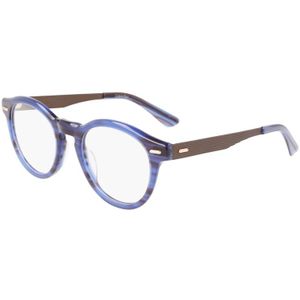 Calvin Klein Man CK21518 438 Optische monturen Acetaat Blauw  Rotonde
