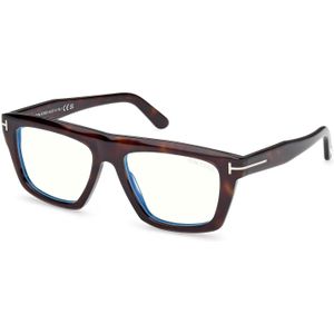 TOM FORD Uniseks FT6059-B 052 Optische monturen Acetaat Havana  Kwadraat Normaal