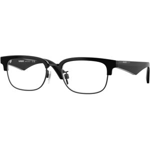 Burberry Man Be2424d 3001 Optische monturen Geïnjecteerd Zwart Transparant Hurken Normaal