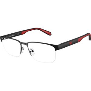 Emporio Armani - EA1162 - Zonnebril - Zwart - Metaal - Geometrisch Frame