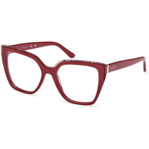 Guess by Marciano Vrouw GM50042 071 Optische monturen Acetaat Bordeaux  Kwadraat Normaal