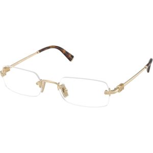 Miu Miu - MU 50YV - Optische Monturen - Goud - Metaal