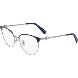 LONGCHAMP Vrouw LO2134 7 Optische monturen Metaal Blauw  Kattenoog