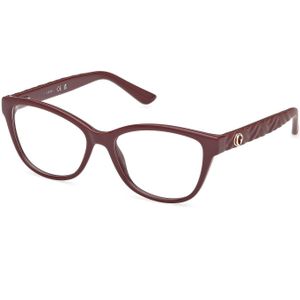 Guess Vrouw GU50307 069 Optische monturen Acetaat Bordeaux  Kwadraat Normaal