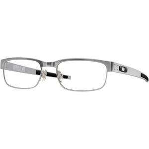 Oakley Man OX5038 Metalen plaat 503806 Optische monturen Titanium Zilver Transparant Hurken Normaal