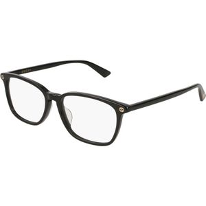 Gucci Vrouw GG0156OA 001 Optische monturen Acetaat Zwart  Hurken