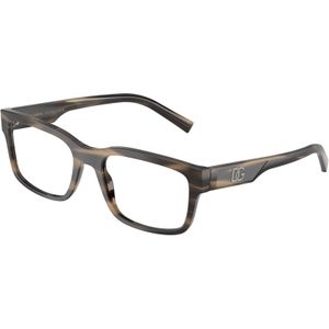 Dolce & Gabbana Man DG3352  3200 Optische monturen Acetaat Bruin Transparant Hurken Normaal