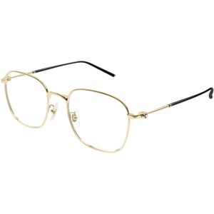Montblanc Man MB0415OA 002 Optische monturen Titanium Goud Transparant Kwadraat